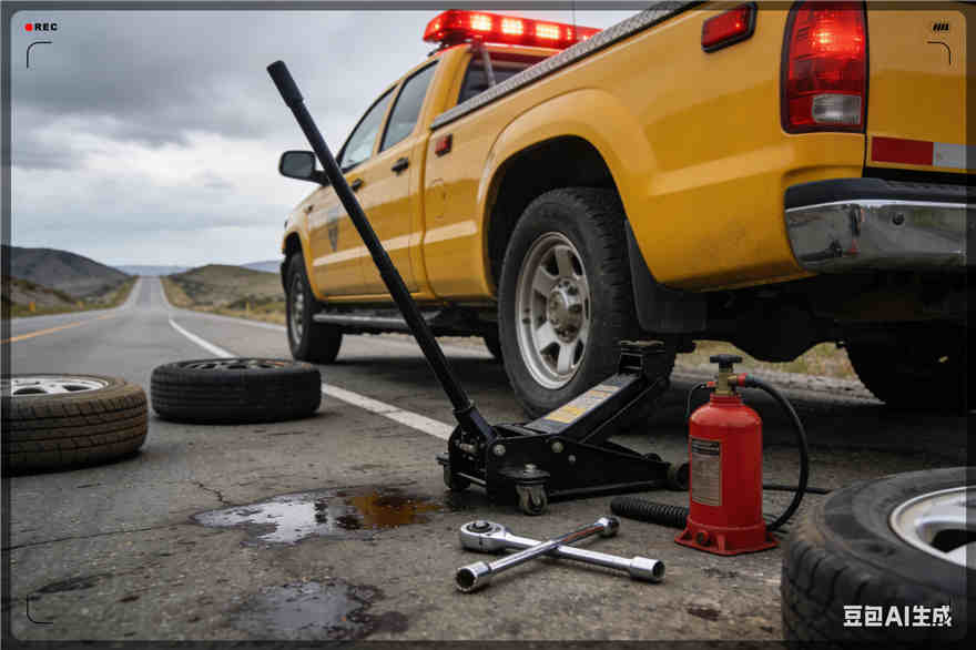 双流区爆胎道路救援-汽车换轮胎